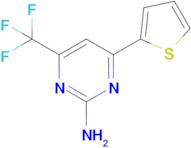 4-(Thiophen-2-yl)-6-(trifluoromethyl)pyrimidin-2-amine