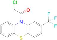 2-Chloro-1-(2-(trifluoromethyl)-10H-phenothiazin-10-yl)ethan-1-one
