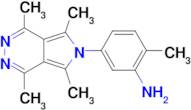 2-Methyl-5-(1,4,5,7-tetramethyl-6H-pyrrolo[3,4-d]pyridazin-6-yl)aniline