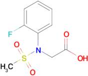 N-(2-fluorophenyl)-N-(methylsulfonyl)glycine