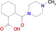 2-(4-Methylpiperazine-1-carbonyl)cyclohexane-1-carboxylic acid