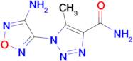 1-(4-Amino-1,2,5-oxadiazol-3-yl)-5-methyl-1H-1,2,3-triazole-4-carboxamide