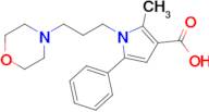 2-Methyl-1-(3-morpholinopropyl)-5-phenyl-1H-pyrrole-3-carboxylic acid