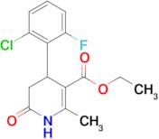 Ethyl 4-(2-chloro-6-fluorophenyl)-2-methyl-6-oxo-1,4,5,6-tetrahydropyridine-3-carboxylate