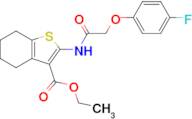 Ethyl 2-(2-(4-fluorophenoxy)acetamido)-4,5,6,7-tetrahydrobenzo[b]thiophene-3-carboxylate