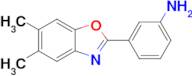 3-(5,6-Dimethylbenzo[d]oxazol-2-yl)aniline