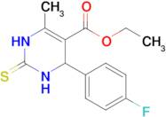 Ethyl 4-(4-fluorophenyl)-6-methyl-2-thioxo-1,2,3,4-tetrahydropyrimidine-5-carboxylate
