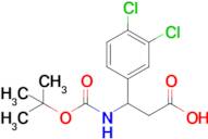 3-((Tert-butoxycarbonyl)amino)-3-(3,4-dichlorophenyl)propanoic acid
