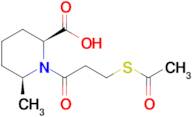 (2S,6S)-1-(3-(acetylthio)propanoyl)-6-methylpiperidine-2-carboxylic acid