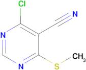 4-Chloro-6-(methylthio)pyrimidine-5-carbonitrile