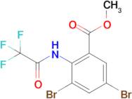 Methyl 3,5-dibromo-2-(2,2,2-trifluoroacetamido)benzoate
