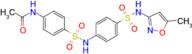 N-(4-(N-(4-(N-(5-methylisoxazol-3-yl)sulfamoyl)phenyl)sulfamoyl)phenyl)acetamide