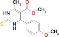 Methyl 4-(4-methoxyphenyl)-6-methyl-2-thioxo-1,2,3,4-tetrahydropyrimidine-5-carboxylate