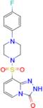 8-{[4-(4-fluorophenyl)piperazin-1-yl]sulfonyl}-2H,3H-[1,2,4]triazolo[4,3-a]pyridin-3-one