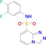 N-(3,4-difluorophenyl)-[1,2,4]triazolo[4,3-a]pyridine-8-sulfonamide