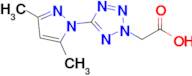 2-(5-(3,5-Dimethyl-1H-pyrazol-1-yl)-2H-tetrazol-2-yl)acetic acid