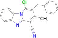 2-Benzyl-1-chloro-3-methylbenzo[4,5]imidazo[1,2-a]pyridine-4-carbonitrile