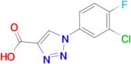 1-(3-Chloro-4-fluorophenyl)-1H-1,2,3-triazole-4-carboxylic acid