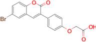 2-(4-(6-Bromo-2-oxo-2H-chromen-3-yl)phenoxy)acetic acid