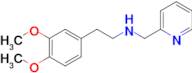 2-(3,4-Dimethoxyphenyl)-N-(pyridin-2-ylmethyl)ethan-1-amine