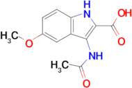 3-Acetamido-5-methoxy-1H-indole-2-carboxylic acid