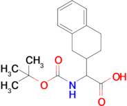 2-((Tert-butoxycarbonyl)amino)-2-(1,2,3,4-tetrahydronaphthalen-2-yl)acetic acid