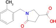 1-(2-Methylbenzyl)-5-oxopyrrolidine-3-carboxylic acid