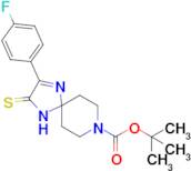 Tert-butyl 2-(4-fluorophenyl)-3-thioxo-1,4,8-triazaspiro[4.5]Dec-1-ene-8-carboxylate