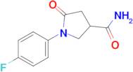 1-(4-Fluorophenyl)-5-oxopyrrolidine-3-carboxamide