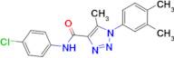 N-(4-chlorophenyl)-1-(3,4-dimethylphenyl)-5-methyl-1H-1,2,3-triazole-4-carboxamide