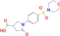 1-(4-(Morpholinosulfonyl)phenyl)-5-oxopyrrolidine-3-carboxylic acid