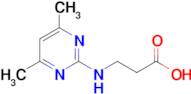 3-((4,6-Dimethylpyrimidin-2-yl)amino)propanoic acid