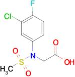 N-(3-chloro-4-fluorophenyl)-N-(methylsulfonyl)glycine