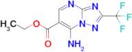 Ethyl 7-amino-2-(trifluoromethyl)-[1,2,4]triazolo[1,5-a]pyrimidine-6-carboxylate