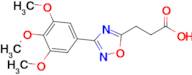 3-(3-(3,4,5-Trimethoxyphenyl)-1,2,4-oxadiazol-5-yl)propanoic acid