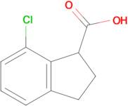 7-Chloro-2,3-dihydro-1H-indene-1-carboxylic acid