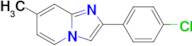 2-(4-Chlorophenyl)-7-methylimidazo[1,2-a]pyridine