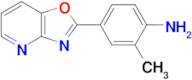 2-Methyl-4-(oxazolo[4,5-b]pyridin-2-yl)aniline