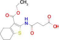 4-((3-(Ethoxycarbonyl)-4,5,6,7-tetrahydrobenzo[b]thiophen-2-yl)amino)-4-oxobutanoic acid