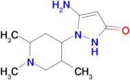 5-amino-1-(1,2,5-trimethylpiperidin-4-yl)-2,3-dihydro-1H-pyrazol-3-one