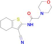 N-(3-cyano-4,5,6,7-tetrahydrobenzo[b]thiophen-2-yl)-2-morpholinoacetamide