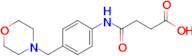 4-((4-(Morpholinomethyl)phenyl)amino)-4-oxobutanoic acid