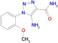 5-Amino-1-(2-methoxyphenyl)-1H-1,2,3-triazole-4-carboxamide