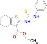 Ethyl 2-(3-phenylthioureido)-4,5,6,7-tetrahydrobenzo[b]thiophene-3-carboxylate