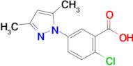 2-Chloro-5-(3,5-dimethyl-1H-pyrazol-1-yl)benzoic acid