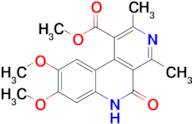 methyl 8,9-dimethoxy-2,4-dimethyl-5-oxo-5H,6H-benzo[c]2,7-naphthyridine-1-carboxylate