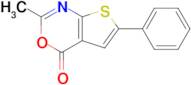 2-Methyl-6-phenyl-4H-thieno[2,3-d][1,3]oxazin-4-one