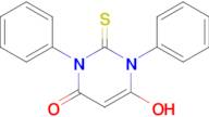 6-hydroxy-1,3-diphenyl-2-sulfanylidene-1,2,3,4-tetrahydropyrimidin-4-one