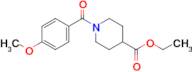 Ethyl 1-(4-methoxybenzoyl)piperidine-4-carboxylate