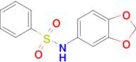 N-(benzo[d][1,3]dioxol-5-yl)benzenesulfonamide